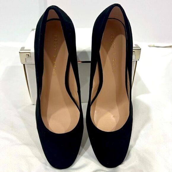 Kelly and Katie black suede chunk hill size - Picture 3 of 12
